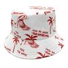 Summer Travel Coconut Tree Print Bucket Hat Unisex Fisherman Caps for Men Women Outdoor Beach Sunscreen Fashion Decorate Panama