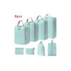 Travel Compression Packing Cubes Set Eightpiece With Oxford Fabric For Luggage Organization And Suitcase Storage