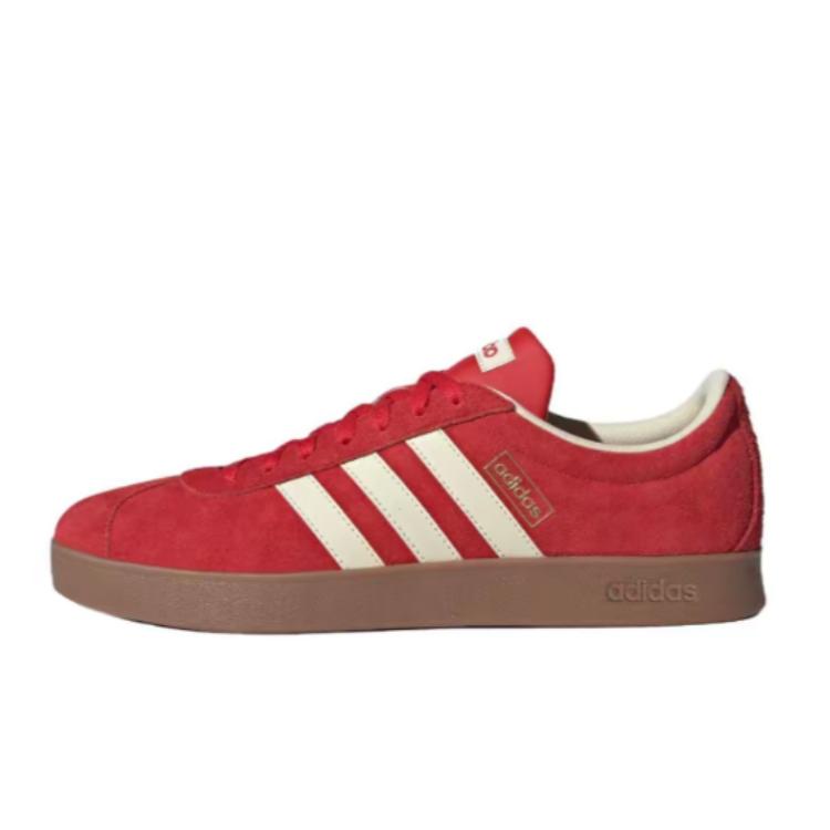 Adidas Vl Court Classic Lightweight Low top German Army Trainers Women's Red KK3774(Team943-SBOX)