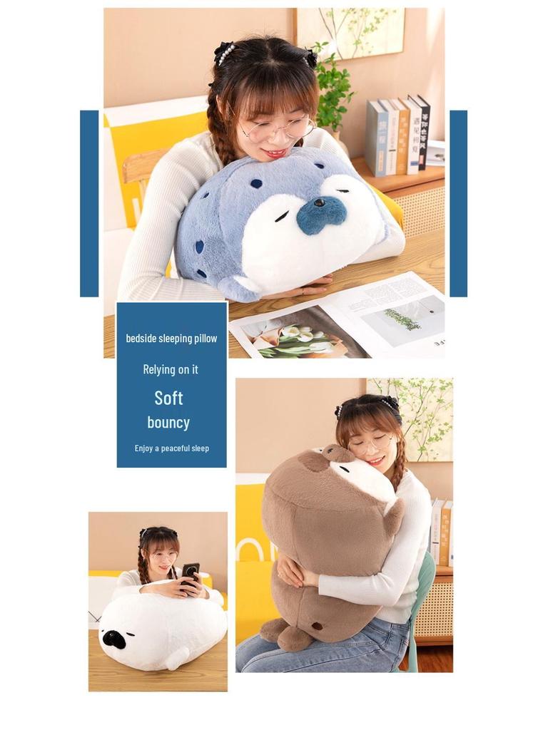 Genuine Cute Seal Plush Toy - Soft Sleeping Comfort Doll Gift for Children