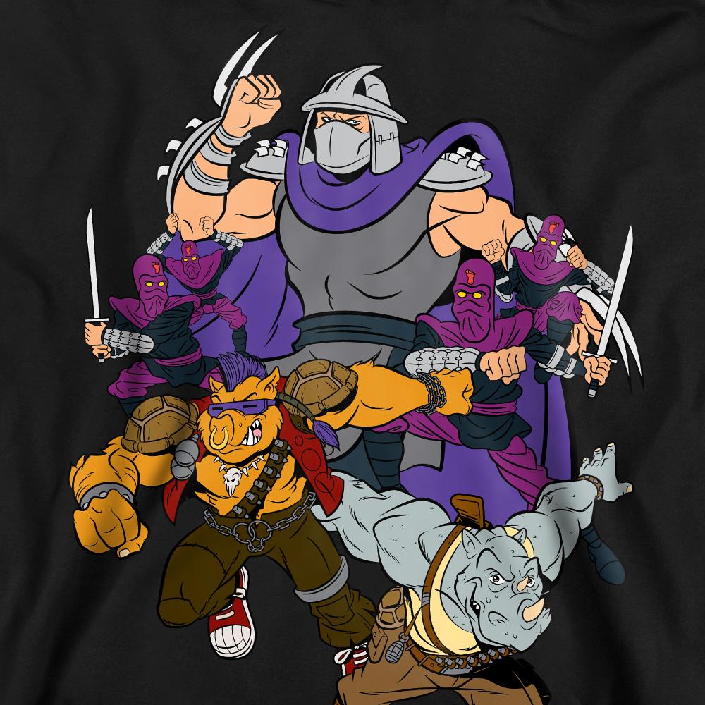 Teenage Mutant Ninja Turtles Unisexová dospělá mikina Shredder a Foot Clan