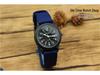 Luminous Waterproof Nylon Watch, 24-Hour Dial, for Youth and Adults, Unisex Sport Military Design