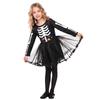 Halloween Costumes Kids Girls Demon Skeleton Clothes Skeleton Death Costume Party Dress Up