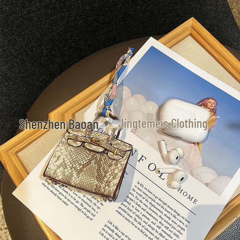 

Мода H Мини Биркин Bluetooth Наушник и Кошелек для монет Брелок Шарм