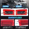 GemPro Courtesy Lamps for Toyota Vellfire and Alphard 40 3rd Row Sliding Door Spot Step Door Welcome Lights for Rear Sliding Designed Specifically for