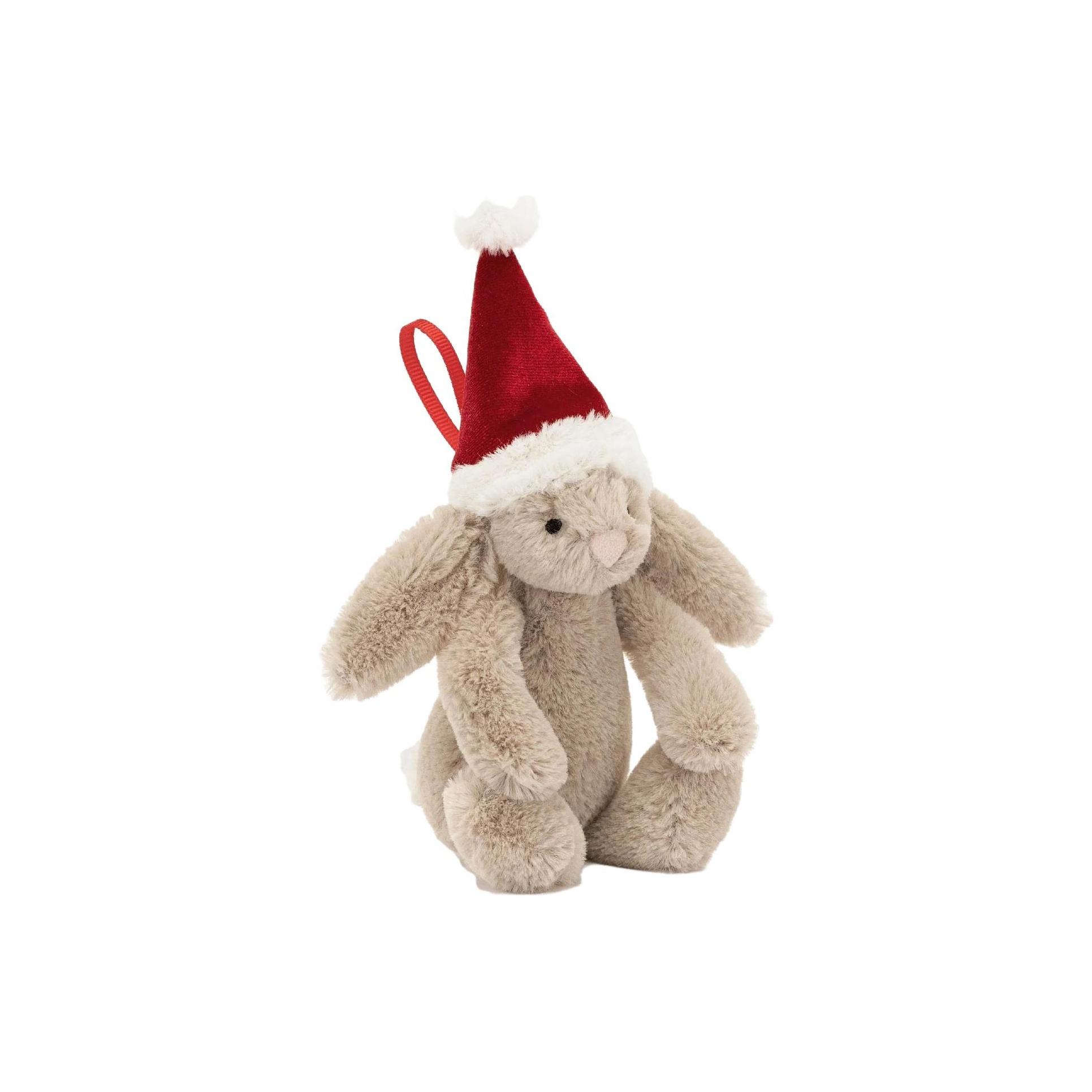 

JELLYCAT Christmas Bunny Decoration Soothing Doll Plush Doll 13cm Tall Box Not Included