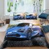 Bedding Set 2/3pcs 3D Racing Car Print Duvet Cover Set Polyester Quilt Cover Pillowcase Single Queen Twin King Size for Boys Men