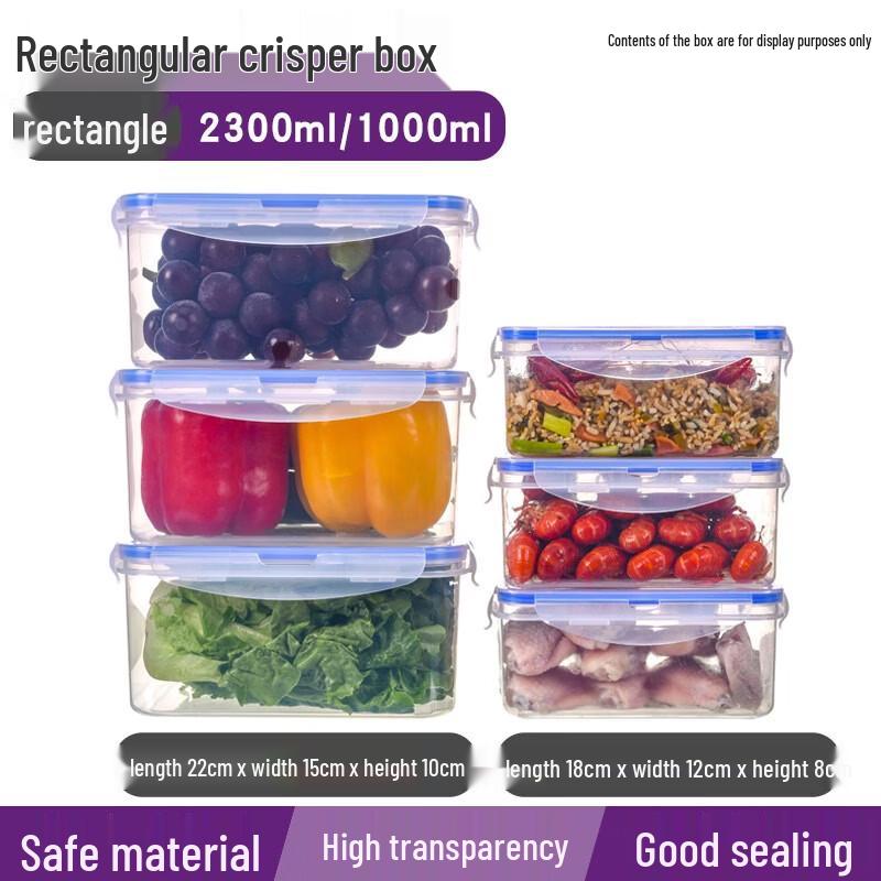 Youde Microwavable Rectangular Food Storage Container Set