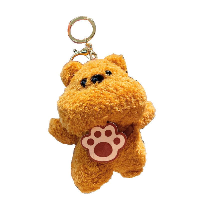 Adorable Plush Dudu Mouth Bear Duck Animal Keychain For Couples And Kids