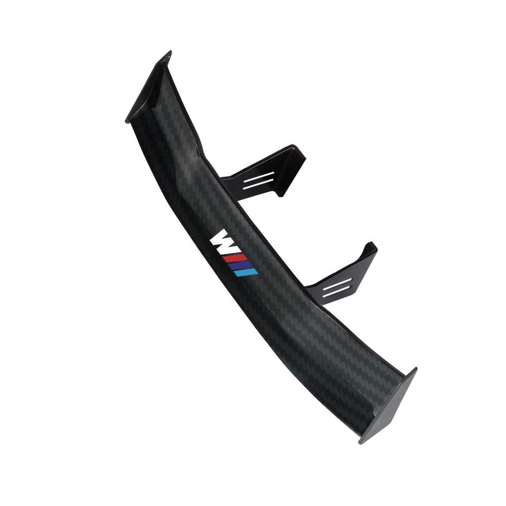 GT styl Karbonový vzhled Zadní spoiler na auto Mini křídlo Malý model Dekorace Autopříslušenství Styling auta Pro BMW M E46 Performance