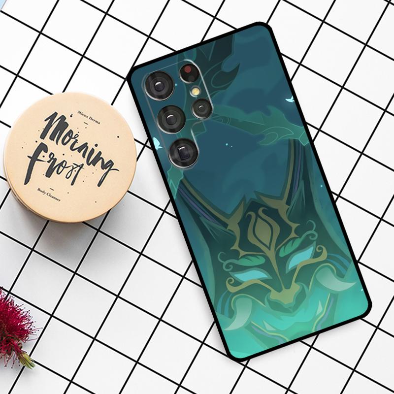 Anime Genshin Impact Case For Samsung Galaxy S25 Ultra S20 S21 S22 S23 S24 Ultra S9 S10 Plus S25 FE Phone Cover