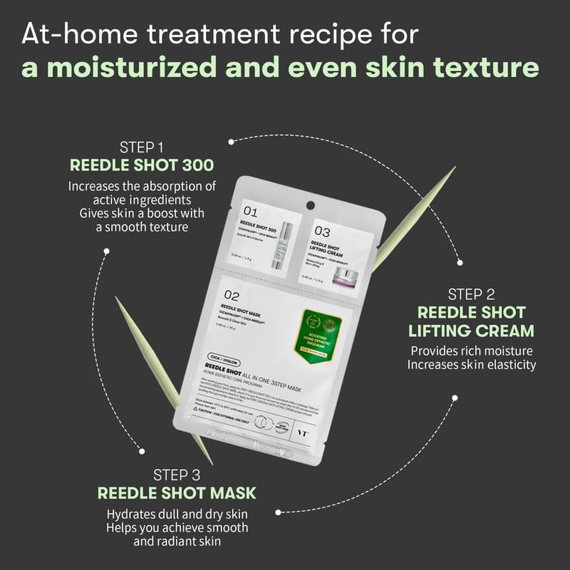 VT - Reedle Shot All In One 3 Step Mask Bundle Set