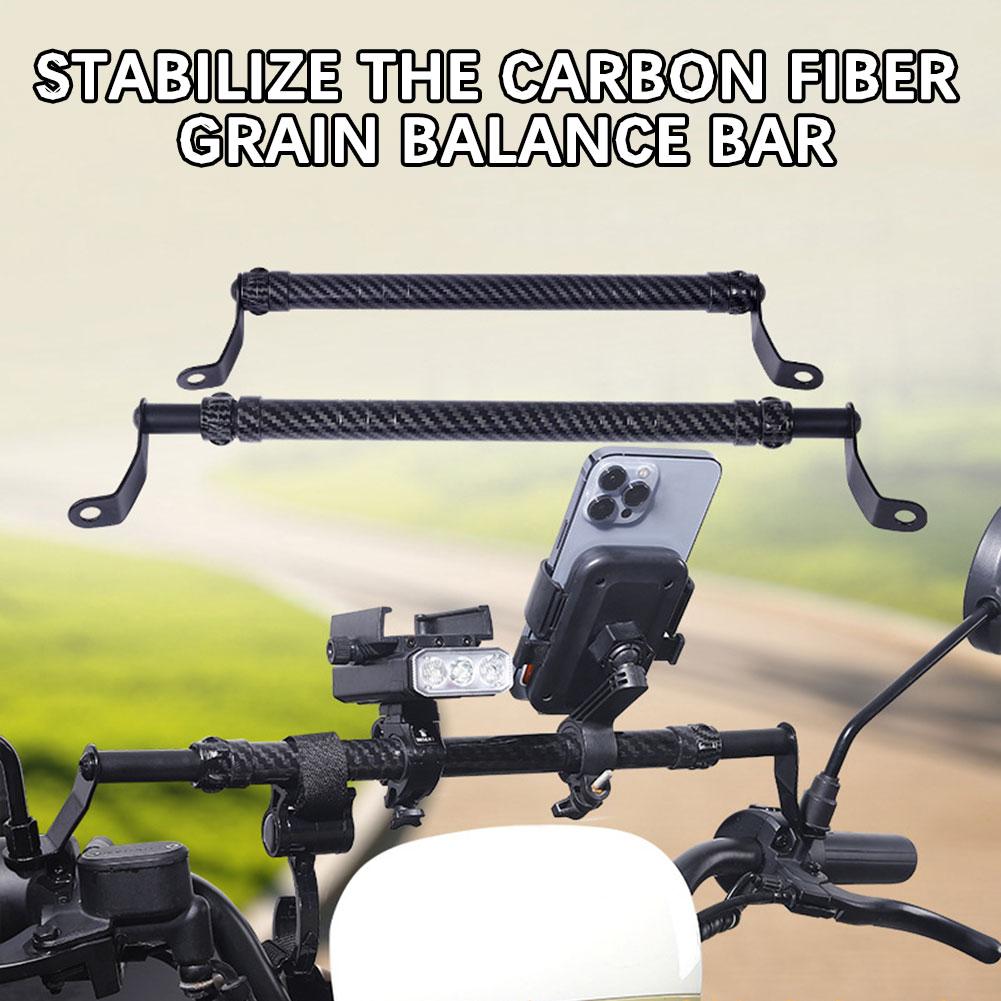Carbon Fiber Cross-Bar For Motorcycle,Adjustables Handlebar Balance Levers,Multipurpose Handlebar Extension Bracket For Outdoor