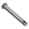 12Pcs 304 Stainless Steel Single Hole Clevis Pins 20/25/30/35/40/45/50/55/60mm Flat Head