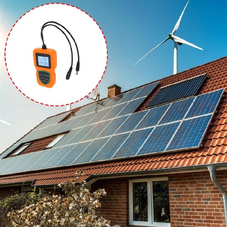 Solar Energy Tester With 5 Power Mode 20A Current Detection Color Display For Photovoltaic Analysis