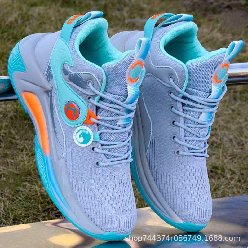 Basketball Shoes Spring and Autumn High-top Student Shoes Non-slip Wear-resistant Breathable Running Shoes Casual