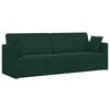 Floor Sofa Bed Dark Green 213 X 70 X 77 Cm Velvet