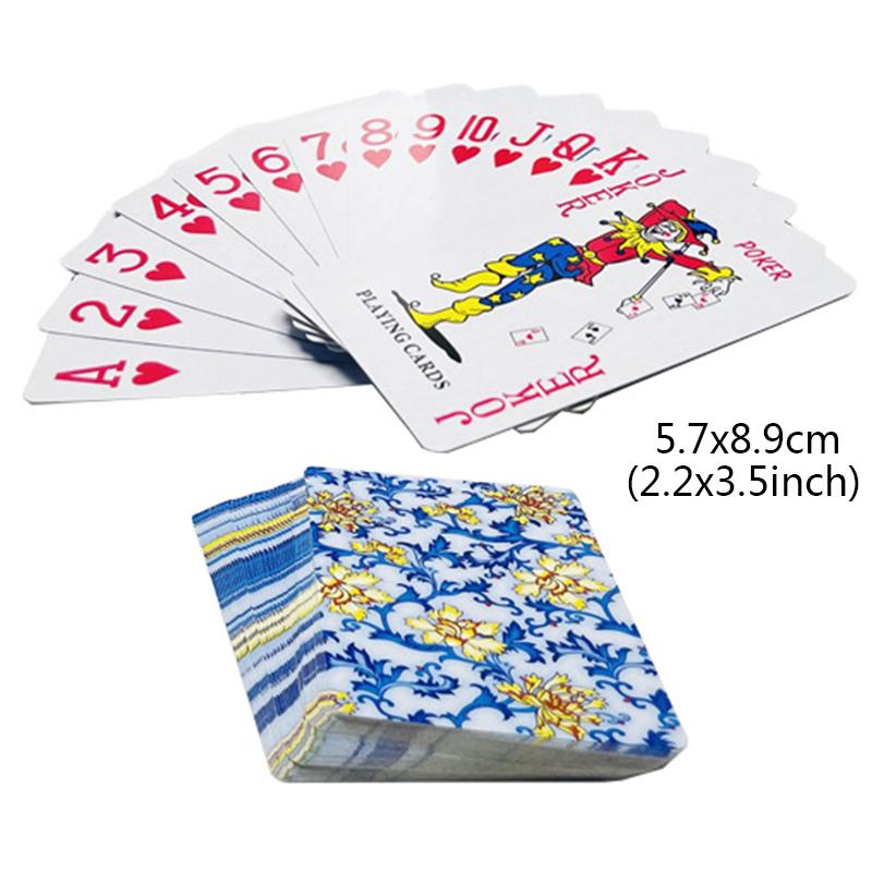 

Игральные карты с перцем, настольные игры, детские игрушки, покер, синий, красный, цветок пиона, детская игрушка, колода, набор карточных игр, кнопка-ракушка