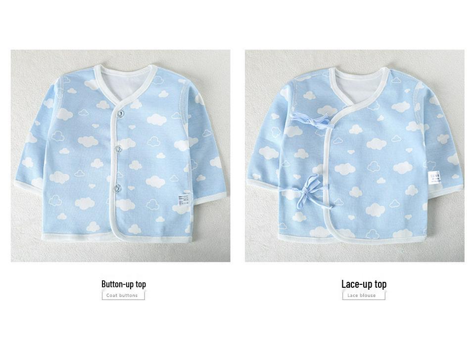 Reines Baumwoll-Neugeborenen-Geschenkset 0-3 Monate - A-Typ Frühling/Herbst-Stil