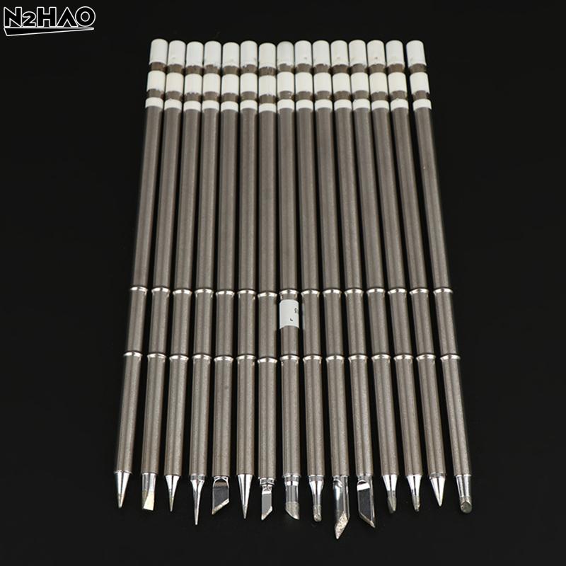 1PCS Metal T12 Tips Soldering Iron Tip T12-K I ILS J02 J02 JL02 KU For Hakko Fx951 DIY T12 Soldering Station Kits Welding Tools