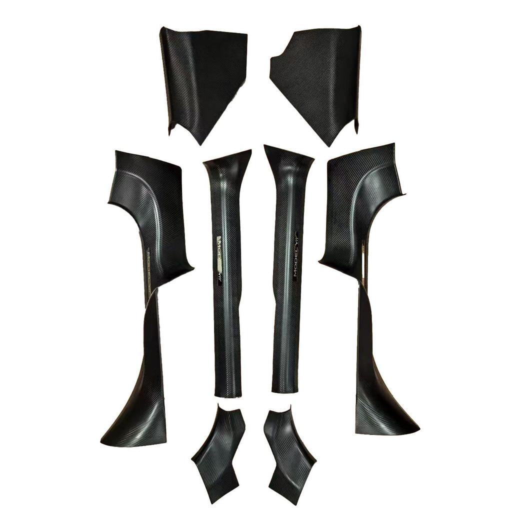 Door Sill Strips Pack for Tesla Y/Model Y - Fits 26 Models, Trim & Protect