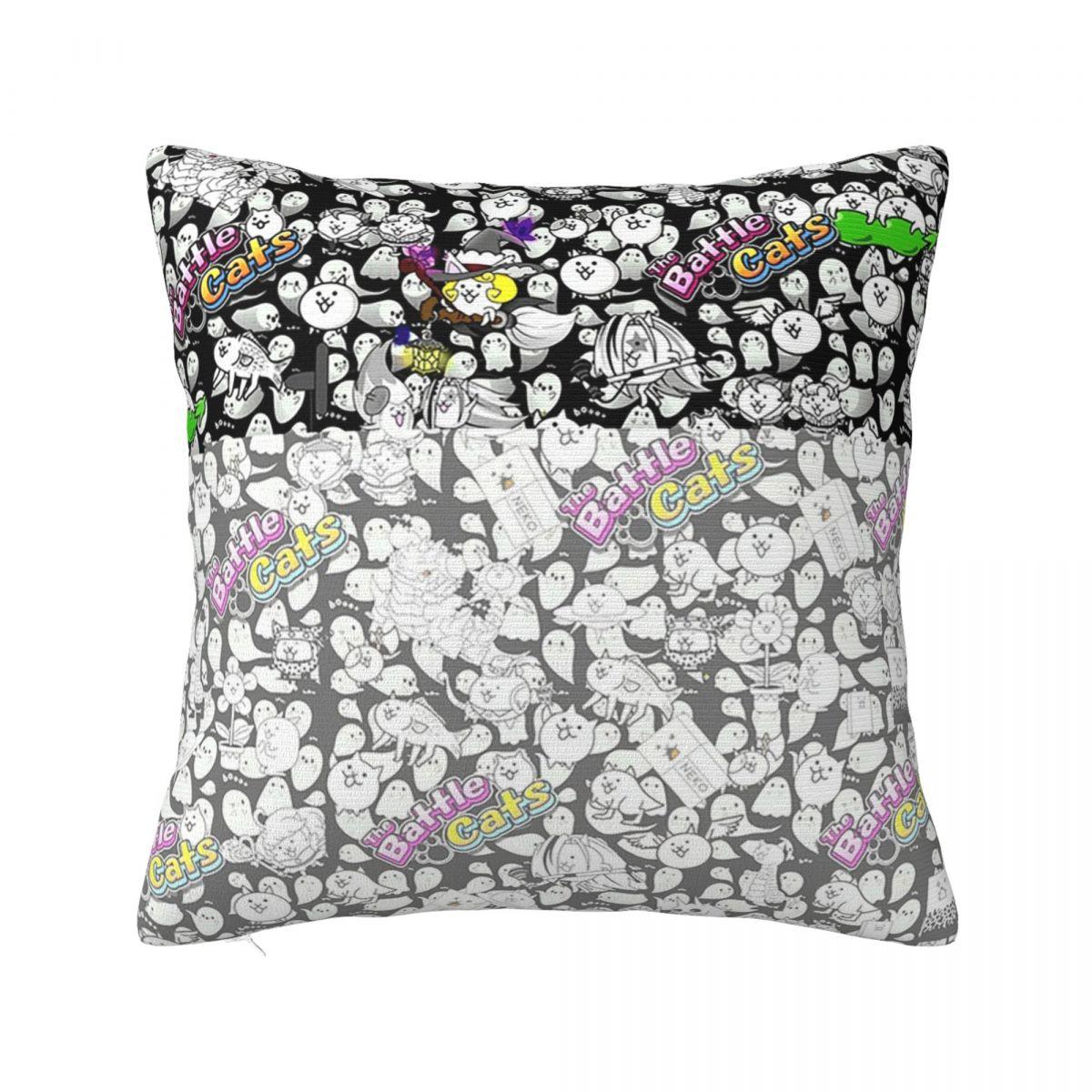 Tank - Battle Cats Square Pillowcase Cushion Cover Pillow Case Throw Pillow Cover for Home Sofa Living Room 12x12Inch