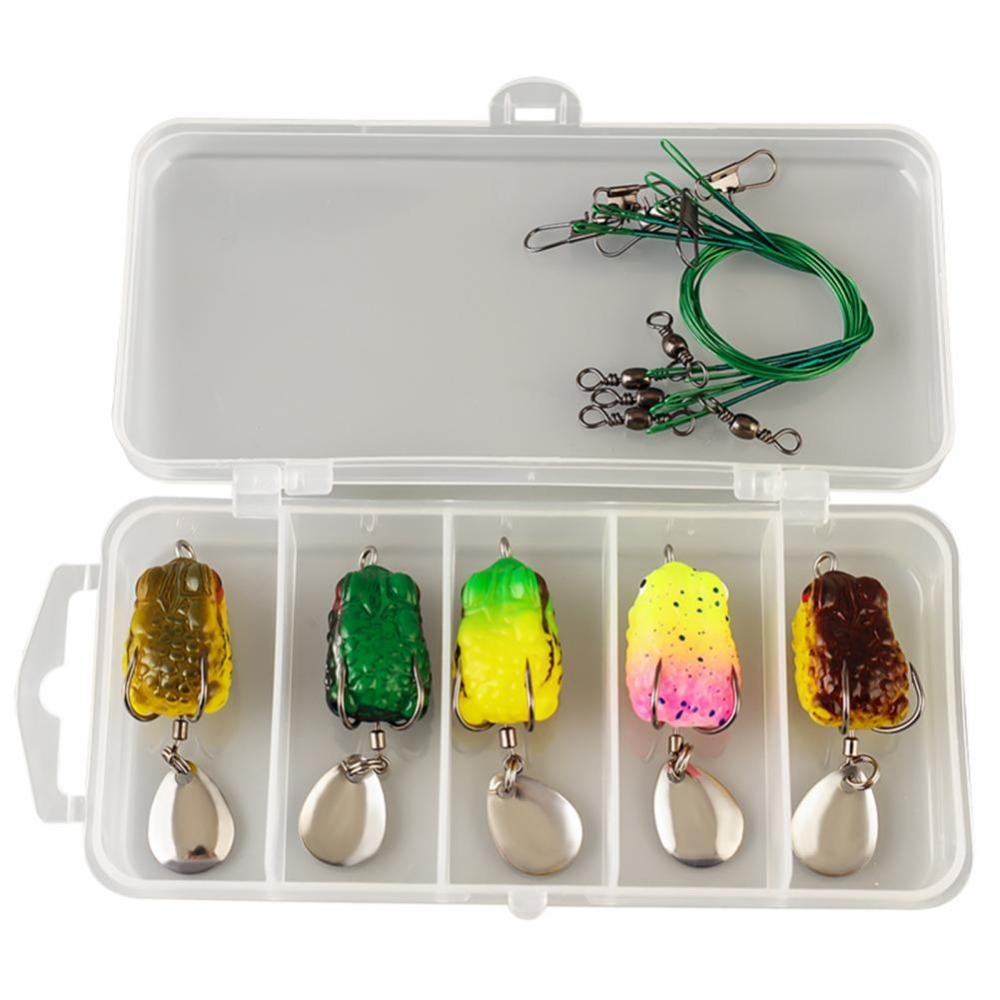 

Силикон Металл Резина Лягушка 10 Цветов Мягкая Рыболовная Приманка Новая Приманка для Окуня Рыбалка B