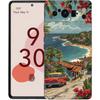 Summer Beach Scene At Sunset On Sea Palm Tree Phone Case For Google Pixel 9 8 7 6 Pro XL 8A 7A 6A TPU Shell Shockproof Cover