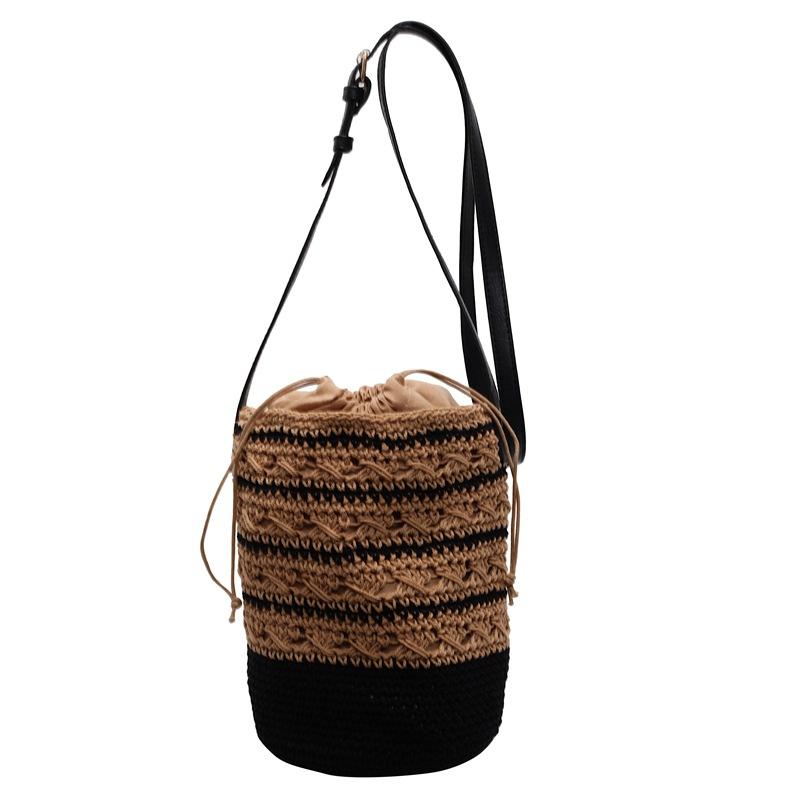Bag Versatile Resort Beach Bag Drawstring Crossbody Handbag