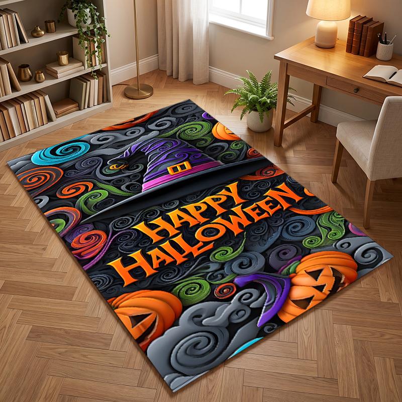 Happy Halloween (1) Office Carpets Suitable for Living Rooms Bedrooms Offices and Kitchens a Gift for Modern Home Decor