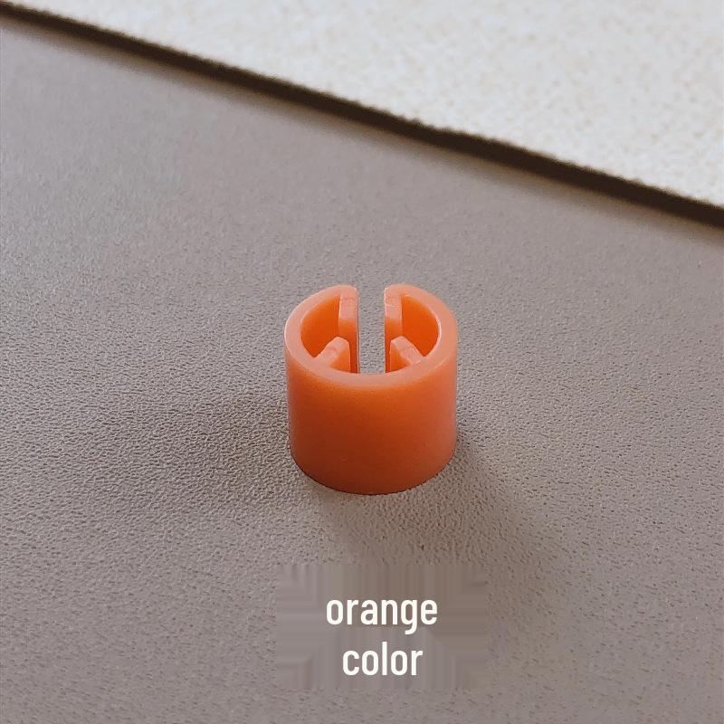 Colorful Transparent Clothing Size Tags - Large Round Numbered Hangers