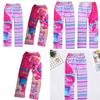 Trolls Girls Cartoon Print Long Pants With Polyester Fabric For Daily Playwear