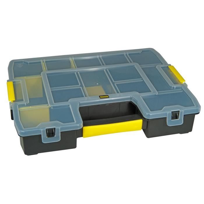 Organizer - STANLEY - 1-97-483 - Movable Dividers - 14 Compartments - Sortmaster Junior