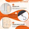 Hanging Jewelry Organizer Earrings And Necklaces Door/Wall Hanger Bag Dual-sided Jewelry Ring Bracelet Pins Badge Storage Holder