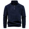 Men’s Stand Collar Half Zip Fleece Pullover