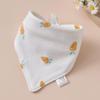 Super Soft Cotton Infant Bib & Neck Warmer - Anti-Spit Up, Autumn/Winter Triangle Scarf