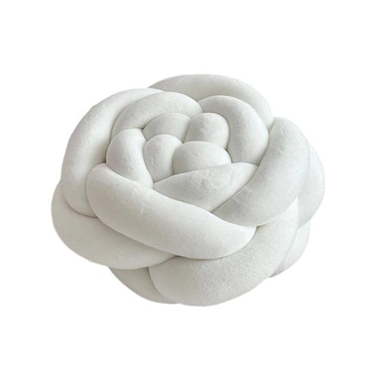 Back Cushion Nordic Style Rose Flower Shape Soft Comfortable Pillow Home Living Room Bedroom Office Decor