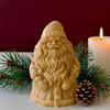 Santa Candle Mold,Christmas Candle Silicone Mold for Candle Making,Diys Resin Crafts Mold Aromatherapys Candle Mould Gift