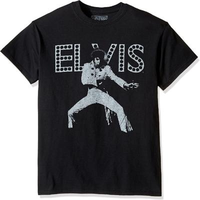 FEA Mens Men's Elvis Presley Adult Short Sleeve T-Shirt