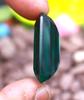 52.80 Carat Green Moldavite Emerald Shape Lap Created Certified Gemstone SN397