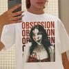 Tričko s motivem filmu Obsession, Tričko s motivem hororového filmu Obsession, Grafické tričko s motivem gotického thrillerového filmu, Vintage Oversized Unisex Harajuku vysoká kvalita