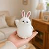 3D Printed Plastic Rabbit Vase Cartoon Desktop Ornament Succulent Planter  Gift for Plant Lovers