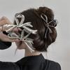 Fashion Unique Geometric Bowknot Hair Claw For Women Girls Elegant Hair Claw Ponytail Hairpin Hair Accessories Jewelry Gifts