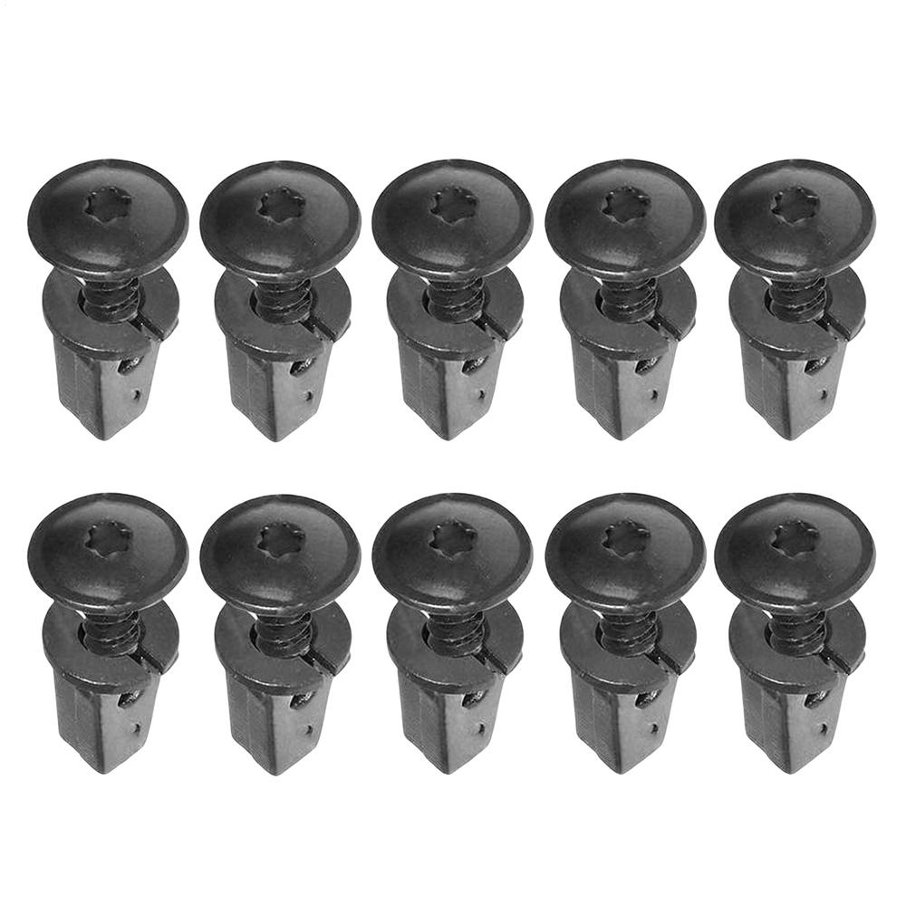 Mudguard Clips 10 Set/20 Set Universal Auto Parts Car Mudguard Bolts For Garage Vehicle Inspector Mechanic Shop Repair Shop