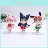 Wunderschön gefertigte PVC-Sailor Moon und Sanrio-Charakterfiguren, perfekt für Sammler und Fans