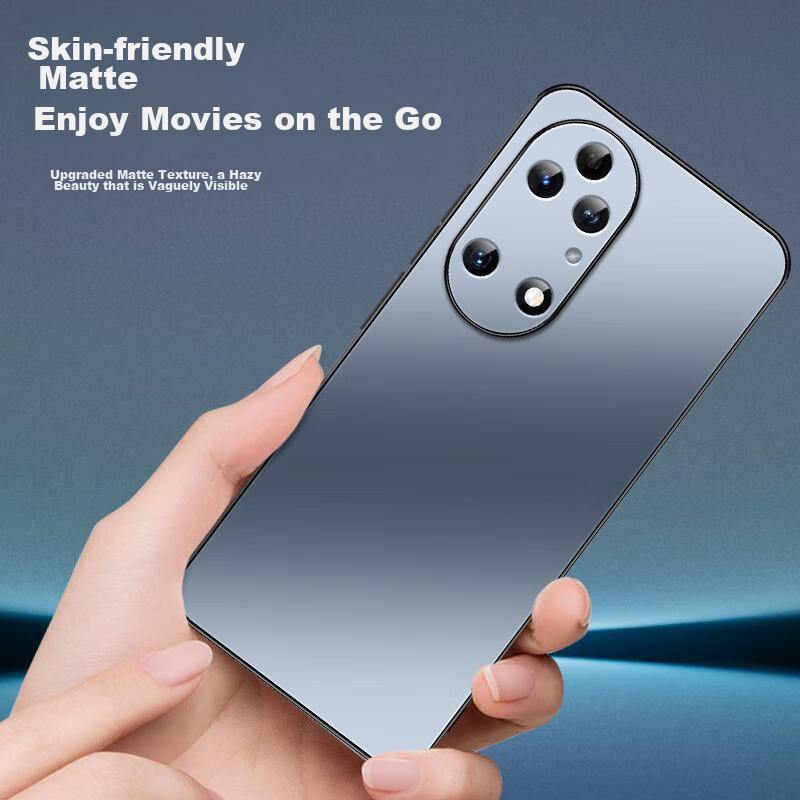 Huawei P50 Phone Case, P50e Protective Cover, AG Frosted Lens Integrated Full Protection Shockproof Soft, HUAWEI Simplen, Outer Case in Sapphire Blue