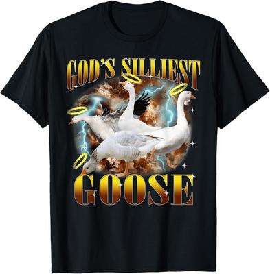 Vintage Gottes dümmste Gans Lustiges Dumme Gans Wortspiel Bootleg T-Shirt