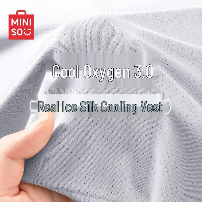 MINISO Men's Cool-Touch Quick-Dry Mesh Tank Top