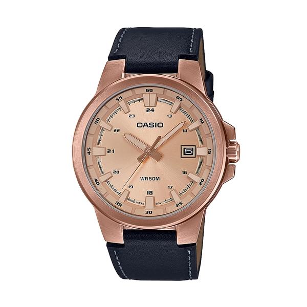 

CASIO COLLECTION Mod. 3D - LEATHER, ROSE GOLD ***SPECIAL PRICE*** MTP-E173RL-5AVEF