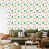 Back to School Wallpaper White, Cream and Coral for Living Room and Bedroom 50x1000